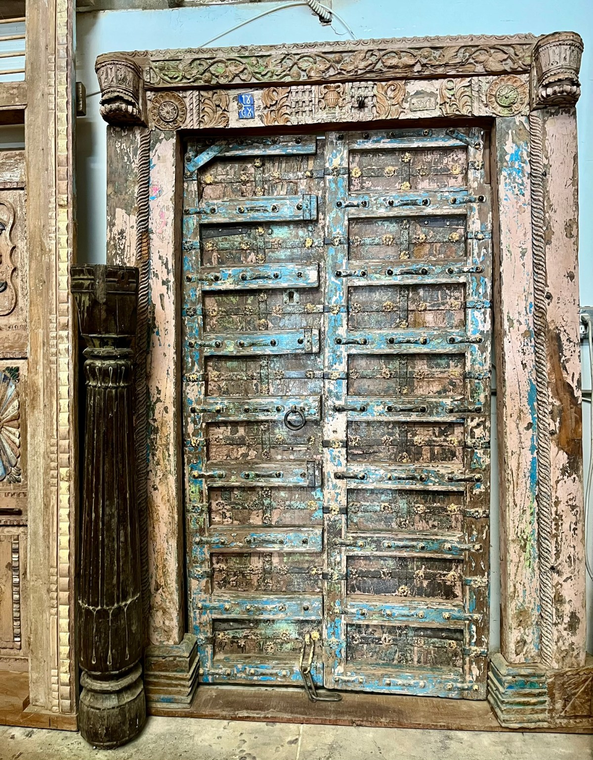 Make a Statement with Antique Indian Carved Doors