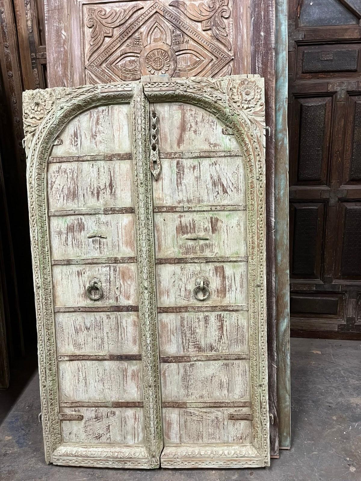 Carved Teak Wood Doors for Offices