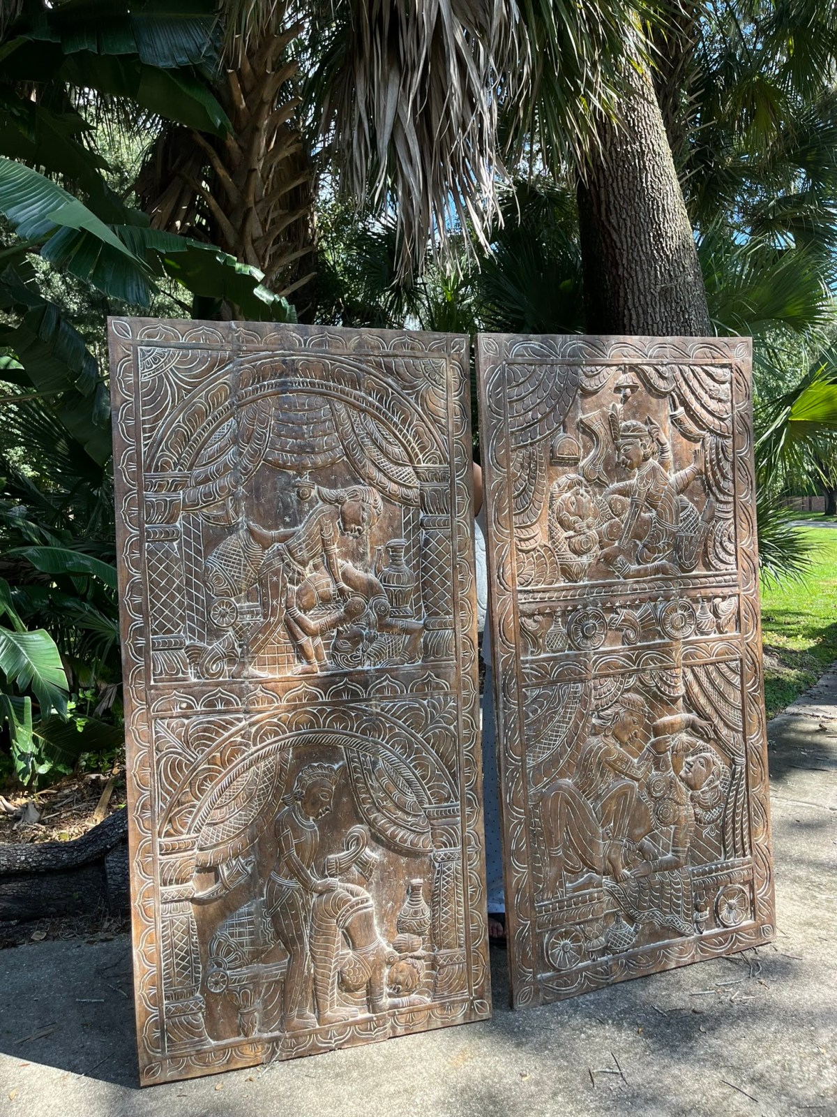 Handcarved Kamasutra Door Custom Doors Wellness Gift