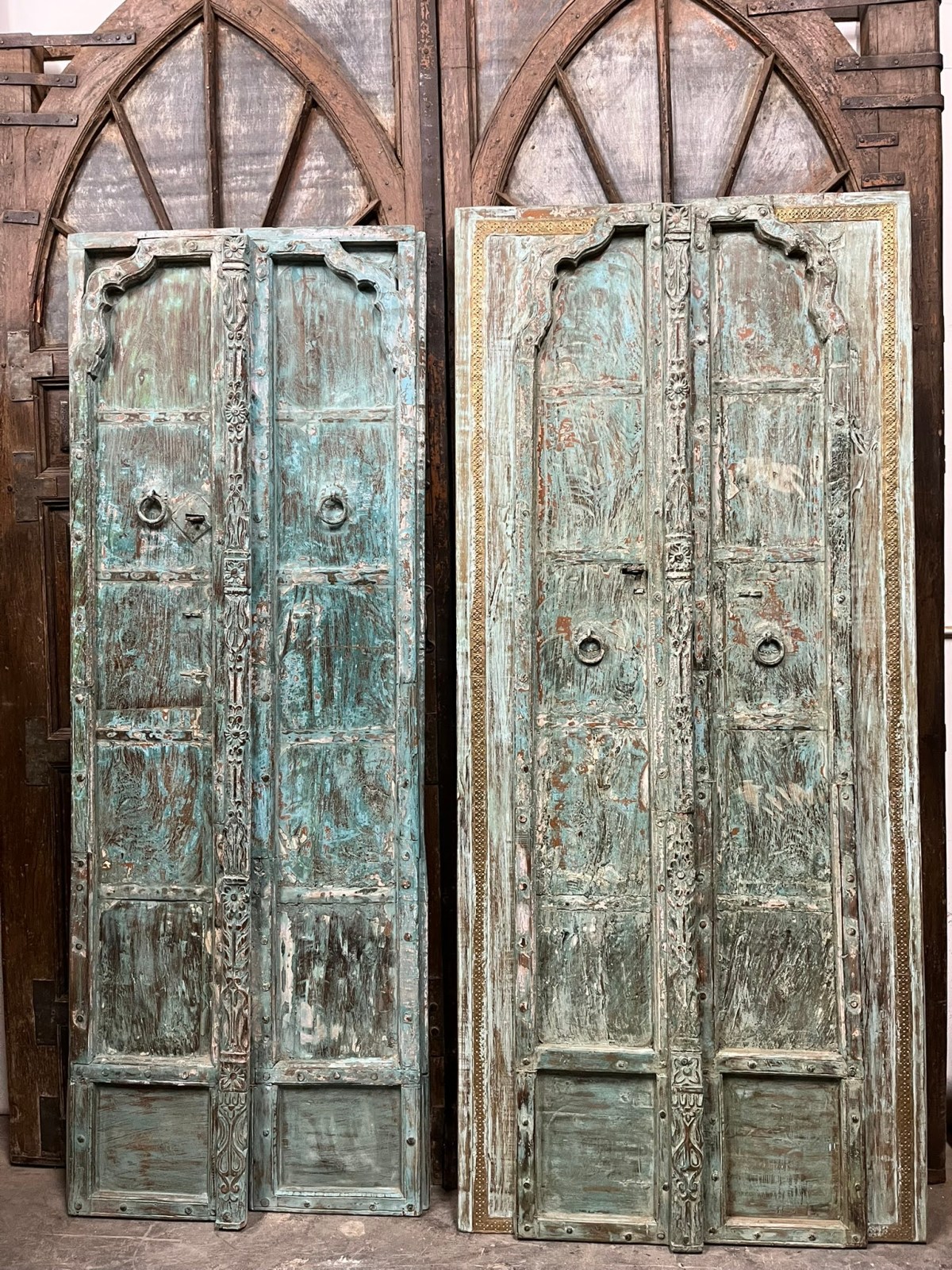 Holistic Carved Rustic Furniture and Mogul Interior Doors