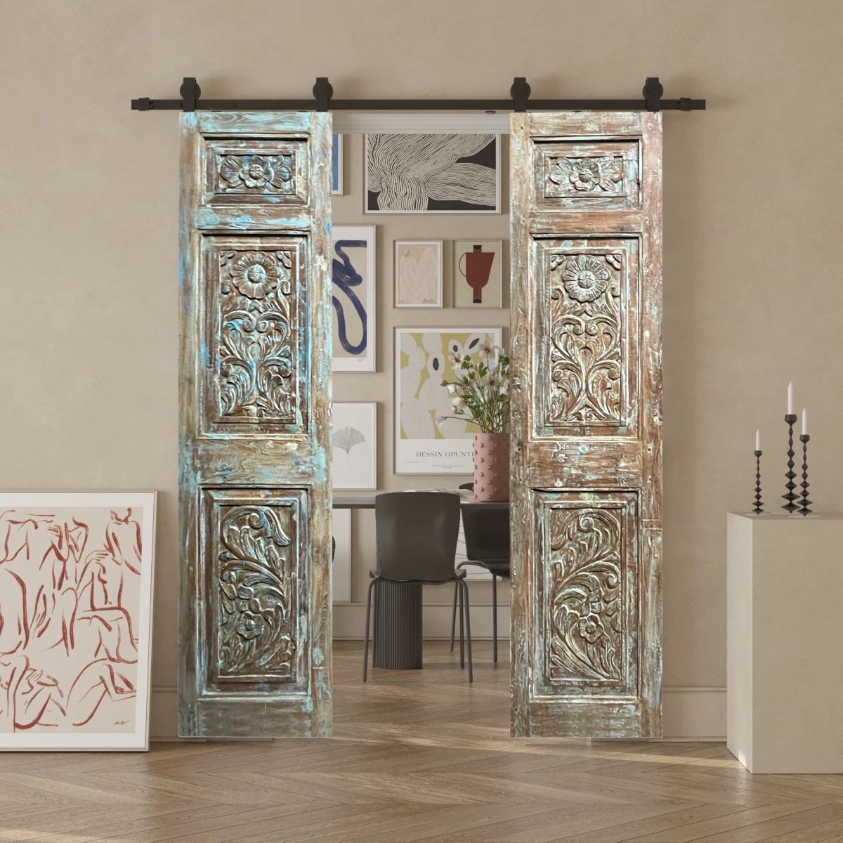 Modern Farmhouse, Timeless Soul: Designing with Reclaimed Antique Doors