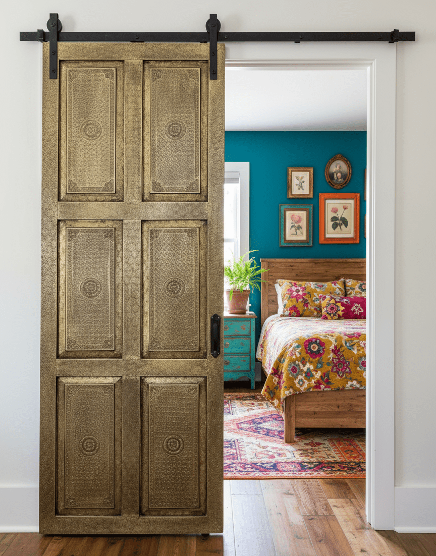Home for the Holidays: Vintage Carved Doors for Guestrooms and Powder Baths