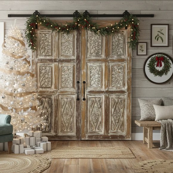 Vintage Modern Farmhouse with a Boho Christmas Vibe
