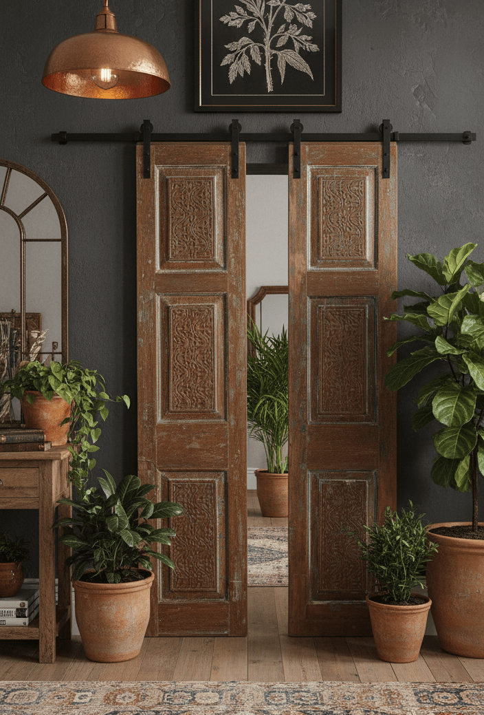 A Spanish Colonial Sanctuary by the Sea, Framed by Antique Doors