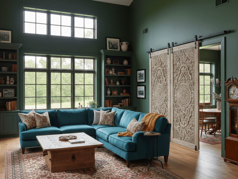 Farmhouse Country Style Sliding Barn Doors for Rustic&nbsp;Interiors