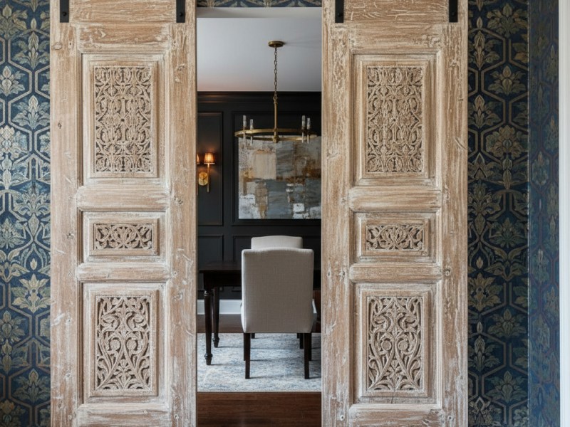 Heritage Revival — Earth Tones, Antique Doors, Modern&nbsp;Home