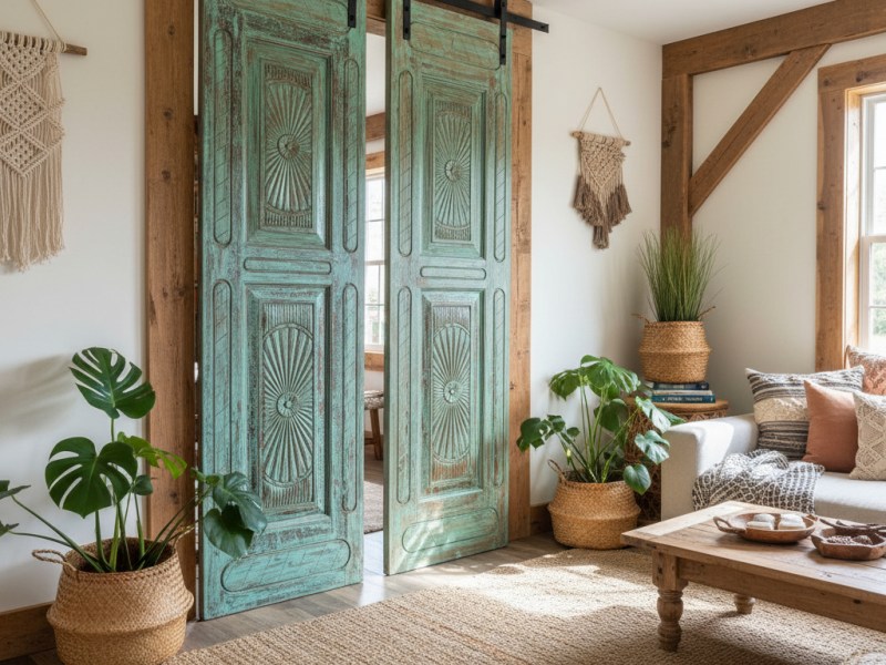Maximalist Decor, An Adventure in Design With Carved Wood&nbsp;Doors