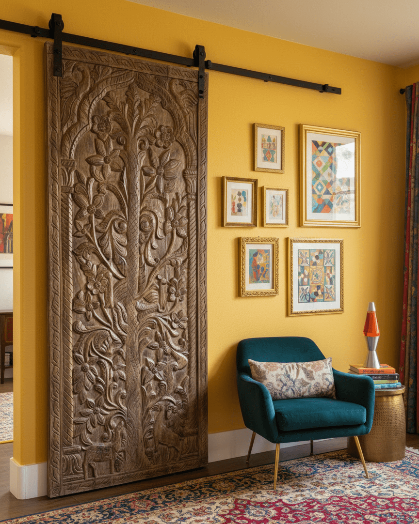 Casita Chica: Transforming a Bold Texas Home with Mogul Interior's Carved Doors
