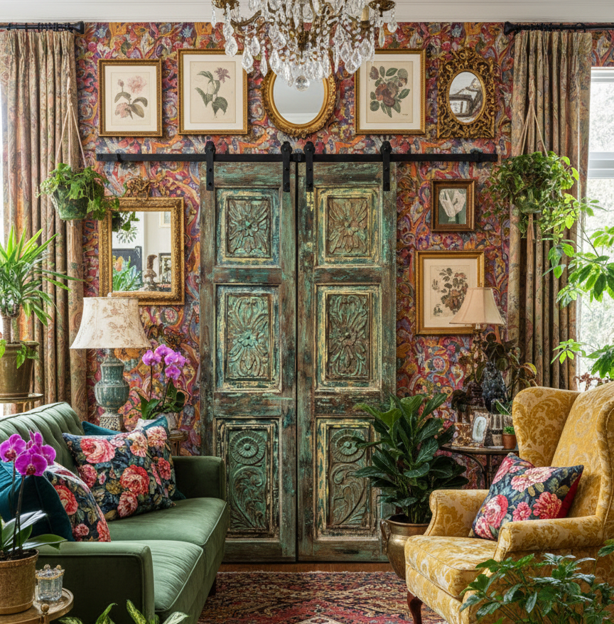 Embracing the Sensuous Chaos of Vintage Carved Doors