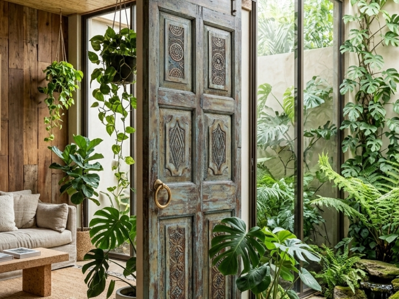 Exploring Maximalist Decor: How Carved Wood Doors Create Bold Interior&nbsp;Design