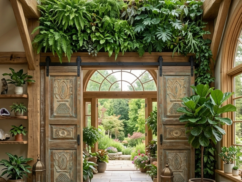 When the Door Becomes the Room: A Bohemian Maximalist Home&nbsp;Office