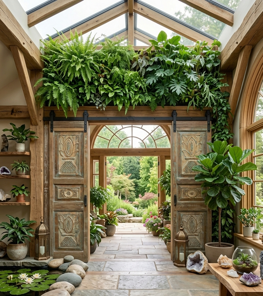 When the Door Becomes the Room: A Bohemian Maximalist Home Office