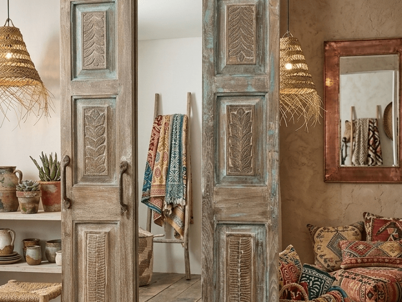 Boho Carved Tree of Life Doors and Wall Art: Bring Good Vibes Into Your&nbsp;Home