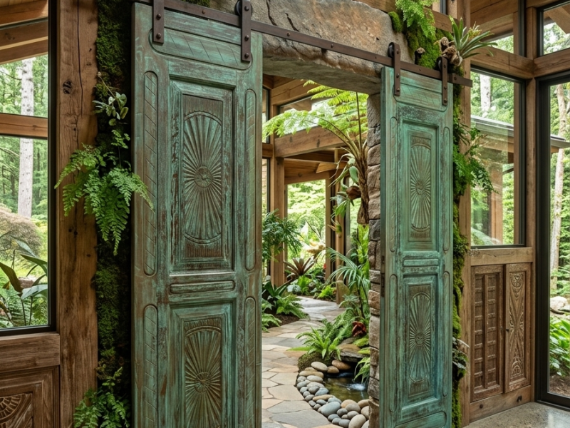 Carved Barn Doors for Home Interiors: Elevating Spaces with Timeless&nbsp;Craftsmanship
