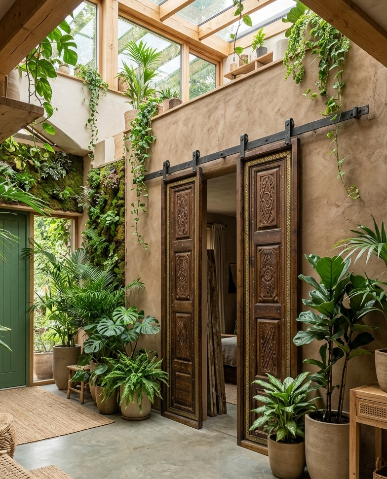 Carved Doors as Feature Walls: The Luxury Touch Every Airbnb and Resort Home Needs