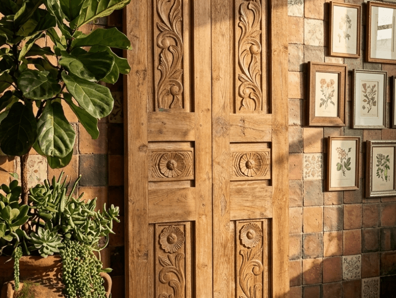 Why Carved Wood Doors Are Having a&nbsp;Moment