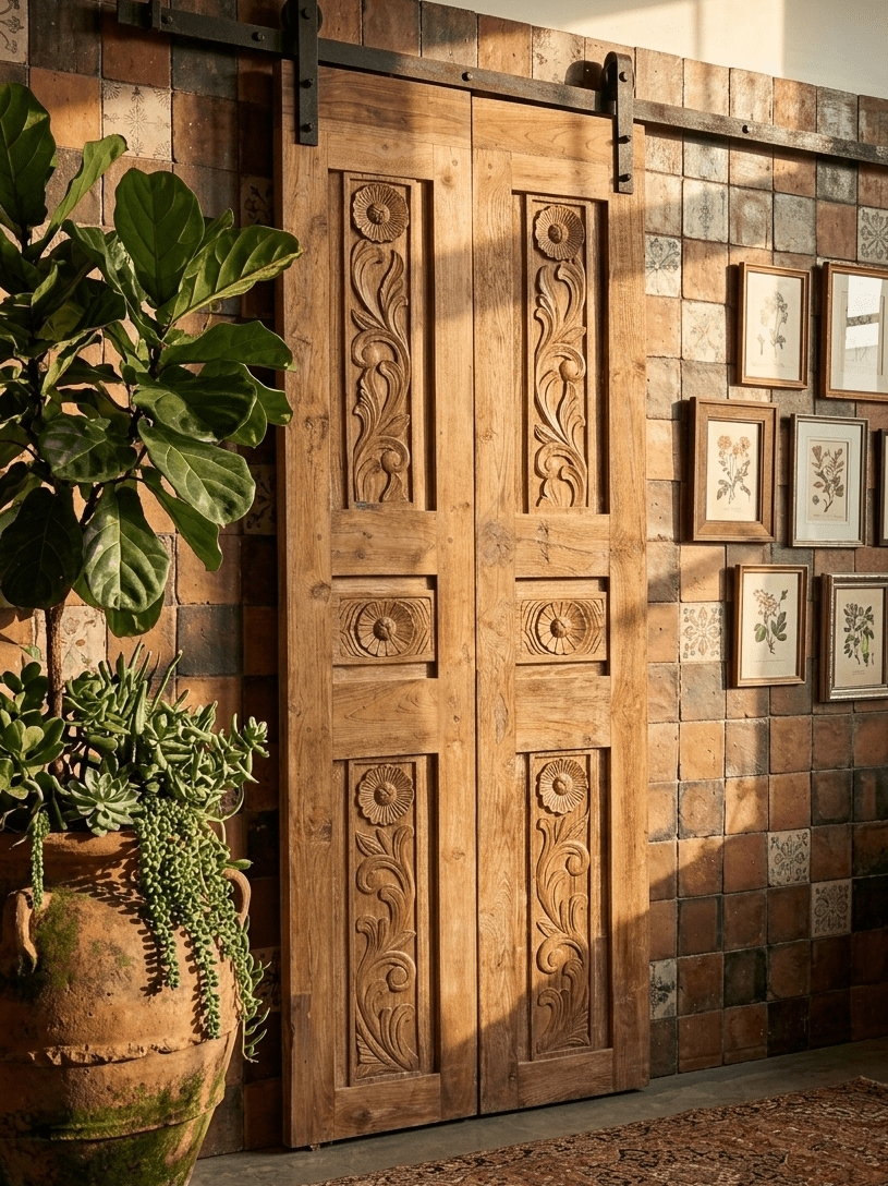 Why Carved Wood Doors Are Having a Moment