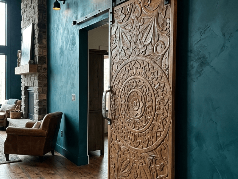 The Carved Farmhouse Barn Door&nbsp;Upgrade
