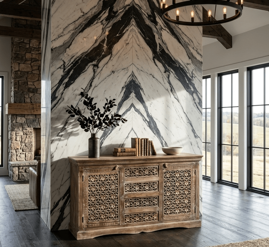How to Style Antique Indian Armoires & Sideboards in a Modern Home